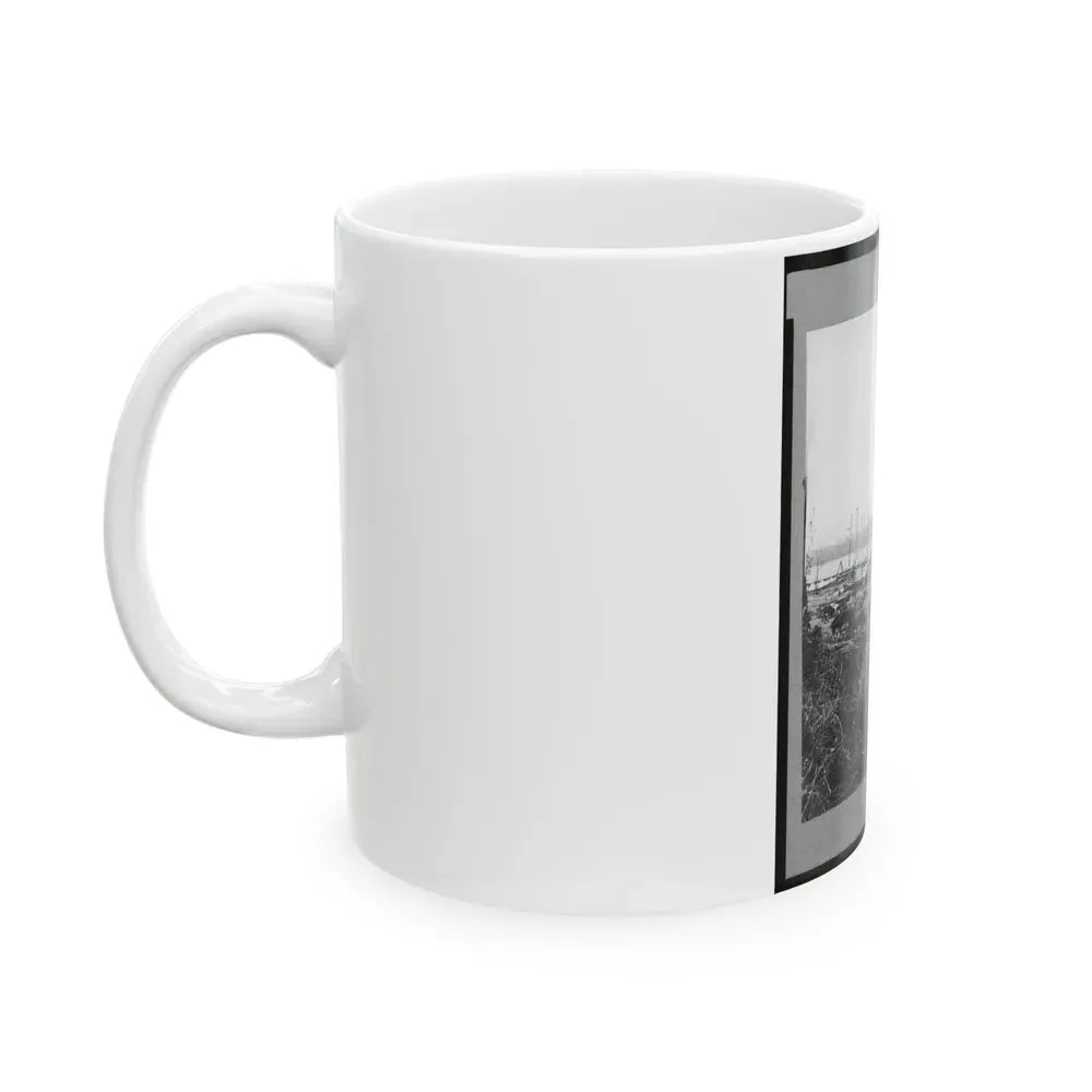 Broadway Landing, Appomattox River, Virginia (U.S. Civil War) White Coffee Mug - Go Mug Yourself