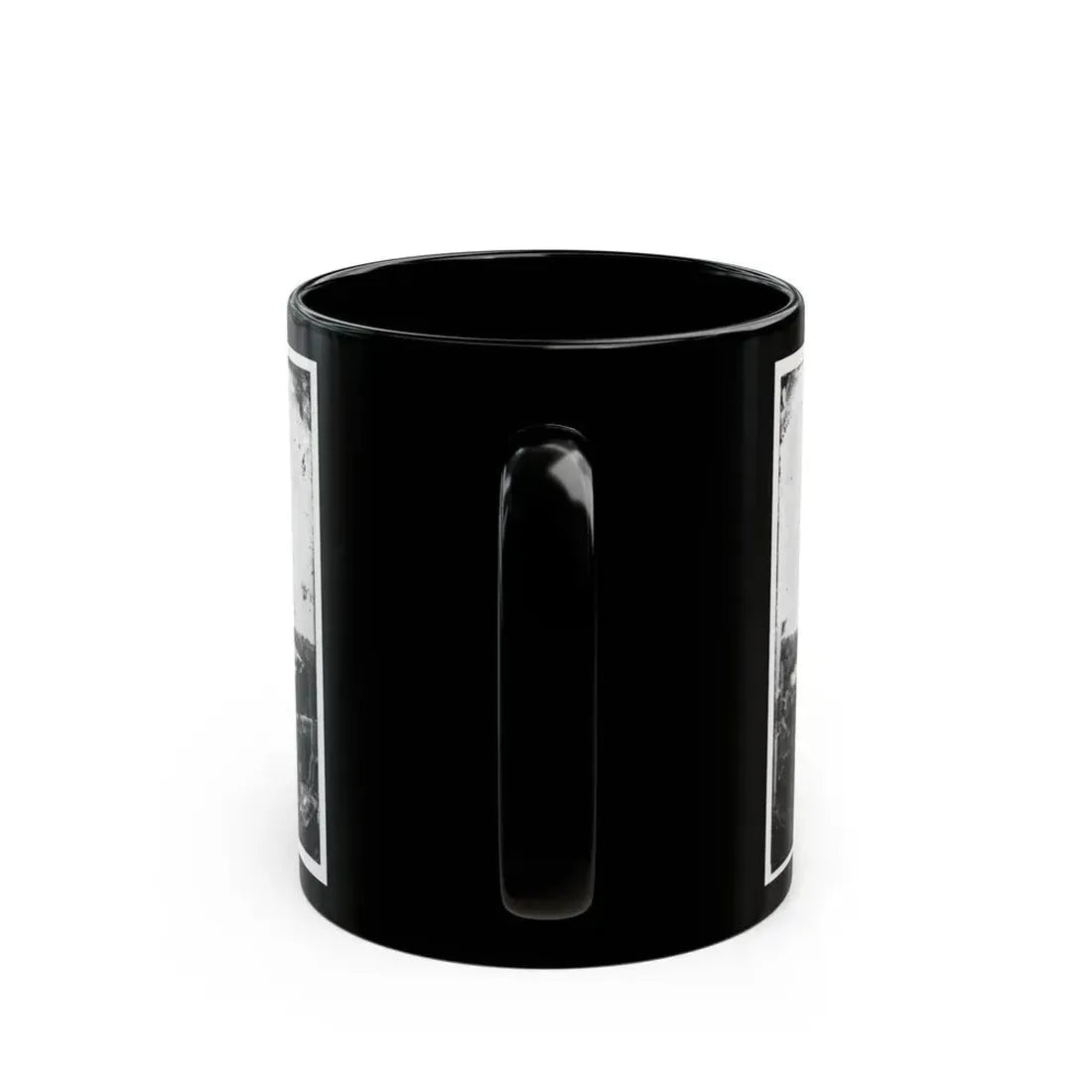 Broadway Landing, Appomattox River, Virginia. View Of Docks And Supply Boats (U.S. Civil War) Black Coffee Mug - Go Mug Yourself