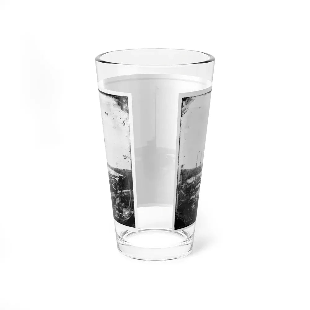 Broadway Landing, Appomattox River, Virginia. View Of Docks And Supply Boats (U.S. Civil War) Pint Glass 16oz - Go Mug Yourself