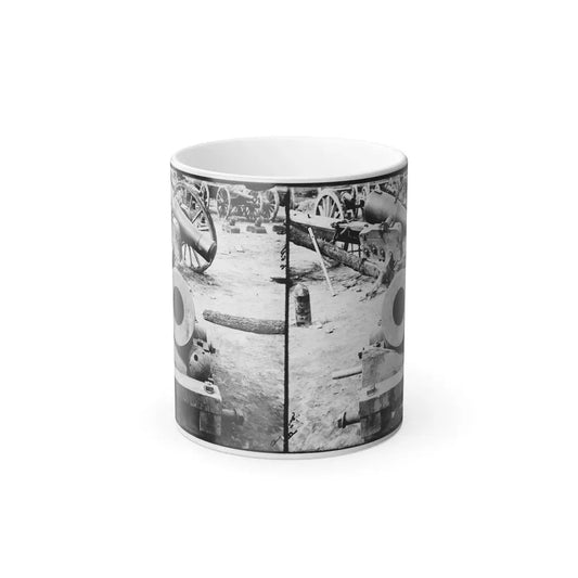 Broadway Landing, Appomattox River, Virginia. View of Mortar and Artillery (U.S. Civil War) Color Changing Coffee Mug 11oz Default Title 11oz - Go Mug Yourself