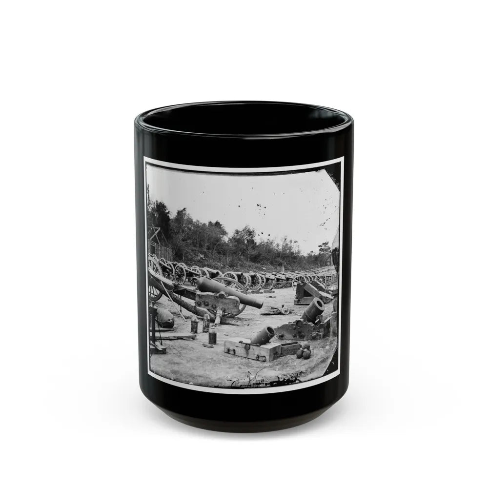 Broadway Landing, Appomattox River, Virginia. Ordnance ( ) (U.S. Civil War) Black Coffee Mug-15oz-Go Mug Yourself