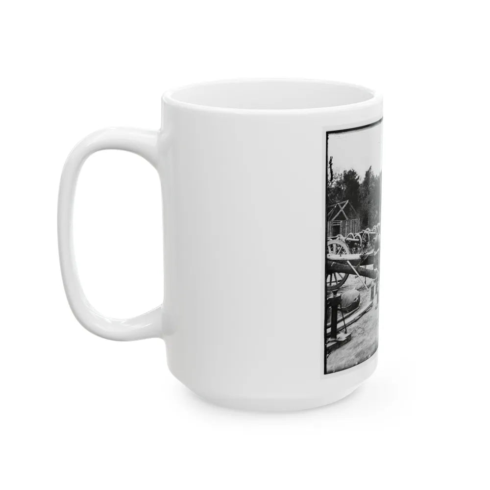 Broadway Landing, Appomattox River, Virginia. Ordnance ( ) (U.S. Civil War) White Coffee Mug-Go Mug Yourself