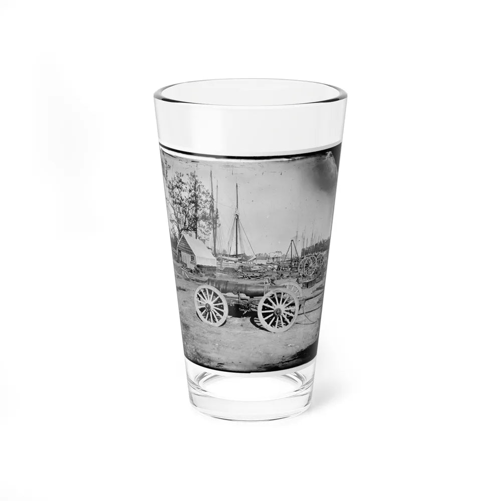 Broadway Landing, Appomattox River, Virginia. Park Of Artillery (U.S. Civil War) Pint Glass 16oz-16oz-Go Mug Yourself