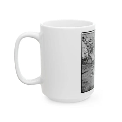 Broadway Landing, Appomattox River, Virginia. Park Of Artillery (U.S. Civil War) White Coffee Mug-Go Mug Yourself