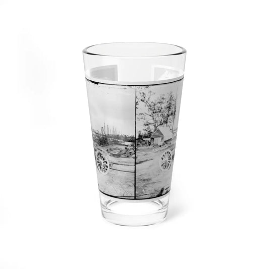 Broadway Landing, Appomattox River, Virginia. Park Of Artillery(3) (U.S. Civil War) Pint Glass 16oz-16oz-Go Mug Yourself