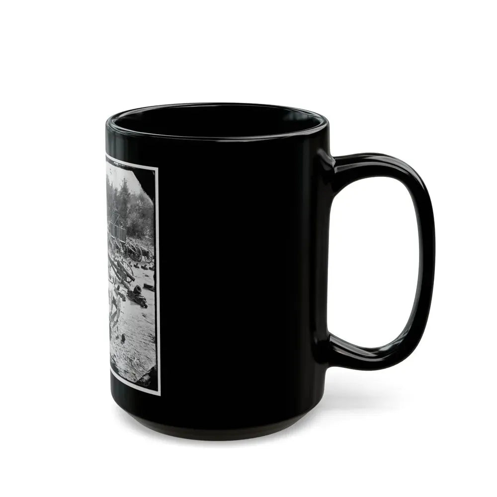 Broadway Landing, Va. Federal Ordnance At The Depot; Another View (U.S. Civil War) Black Coffee Mug - Go Mug Yourself