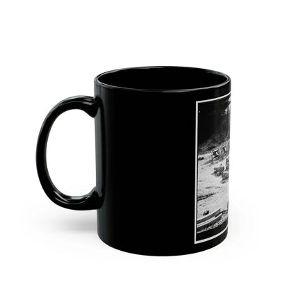 Broadway Landing, Va. Federal Ordnance At The Depot; Another View (U.S. Civil War) Black Coffee Mug - Go Mug Yourself