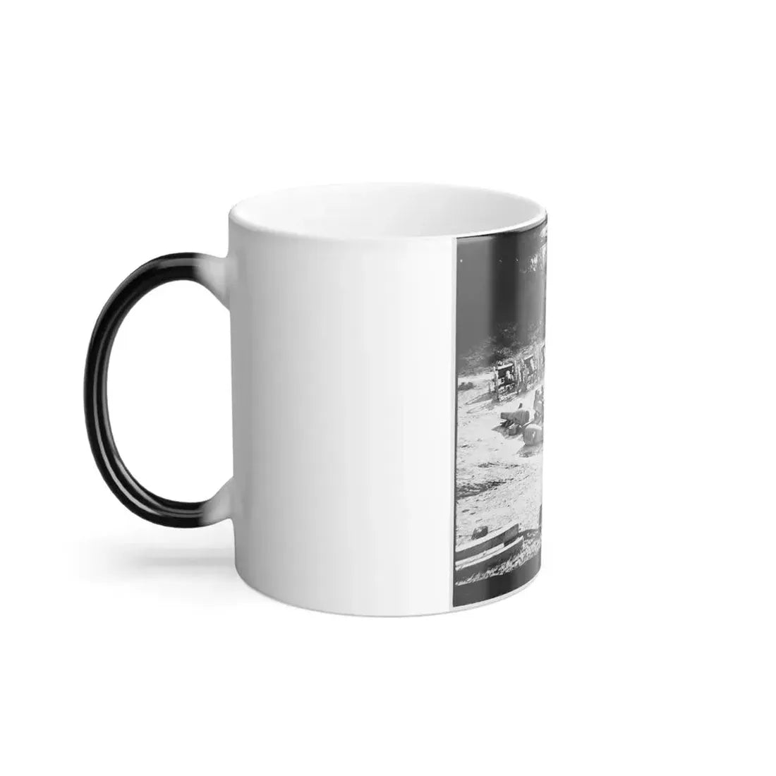 Broadway Landing, Va. Federal Ordnance at the Depot; Another View (U.S. Civil War) Color Changing Coffee Mug 11oz - Go Mug Yourself