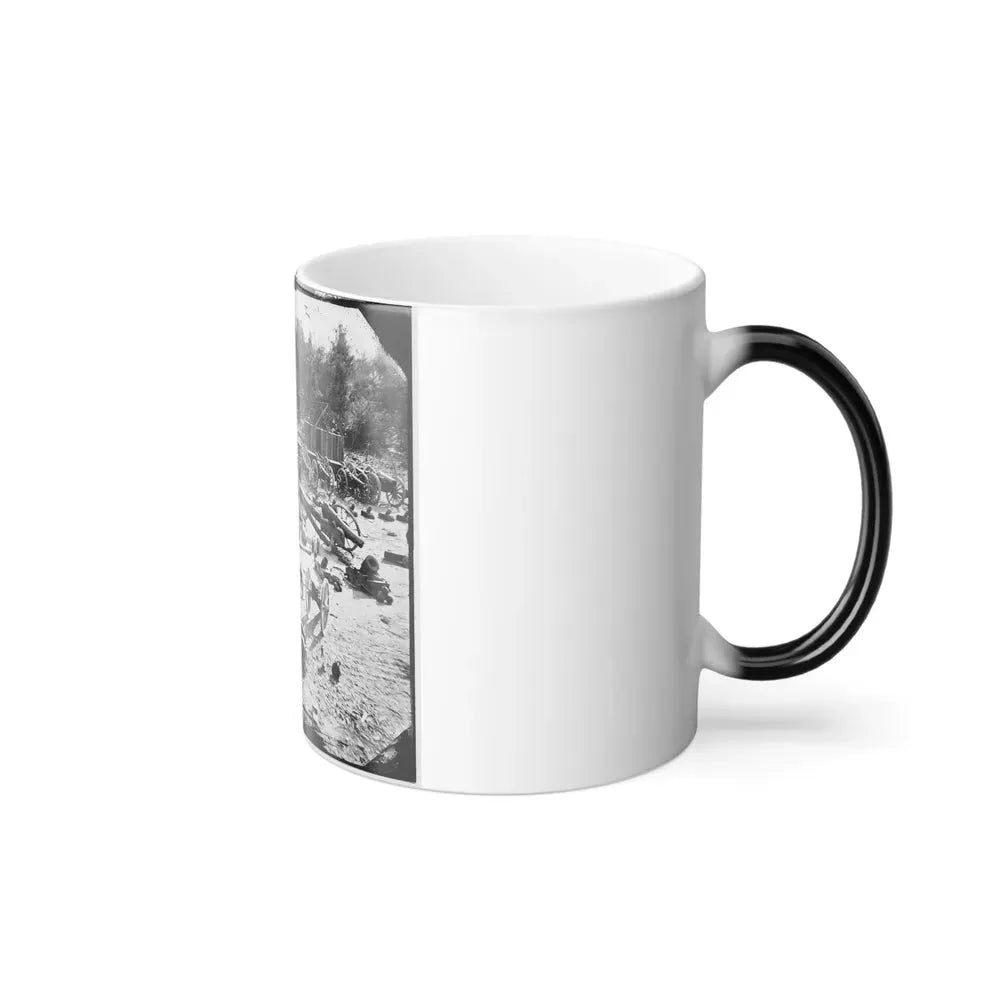Broadway Landing, Va. Federal Ordnance at the Depot; Another View (U.S. Civil War) Color Changing Coffee Mug 11oz - Go Mug Yourself
