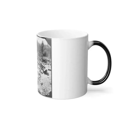 Broadway Landing, Va. Federal Ordnance at the Depot; Another View (U.S. Civil War) Color Changing Coffee Mug 11oz - Go Mug Yourself