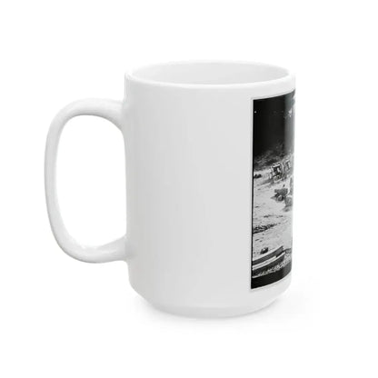 Broadway Landing, Va. Federal Ordnance At The Depot; Another View (U.S. Civil War) White Coffee Mug - Go Mug Yourself