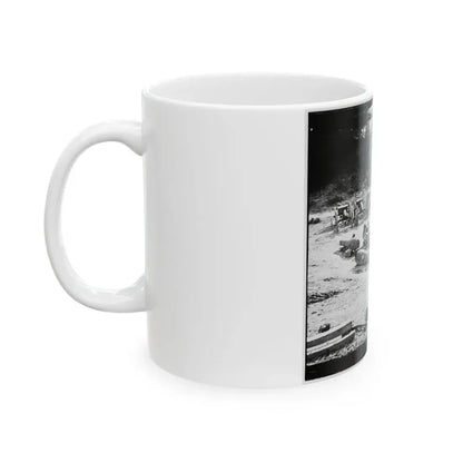 Broadway Landing, Va. Federal Ordnance At The Depot; Another View (U.S. Civil War) White Coffee Mug - Go Mug Yourself