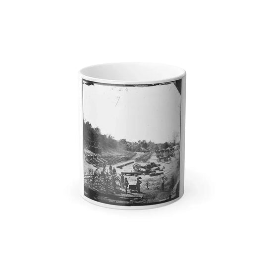 Broadway Landing, Va. Federal Ordnance at the Depot (U.S. Civil War) Color Changing Coffee Mug 11oz Default Title 11oz - Go Mug Yourself