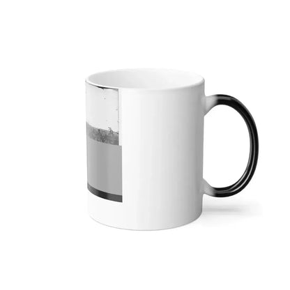 Broadway Landing, Va. Pontoon Bridge Across the Appomattox (U.S. Civil War) Color Changing Coffee Mug 11oz - Go Mug Yourself