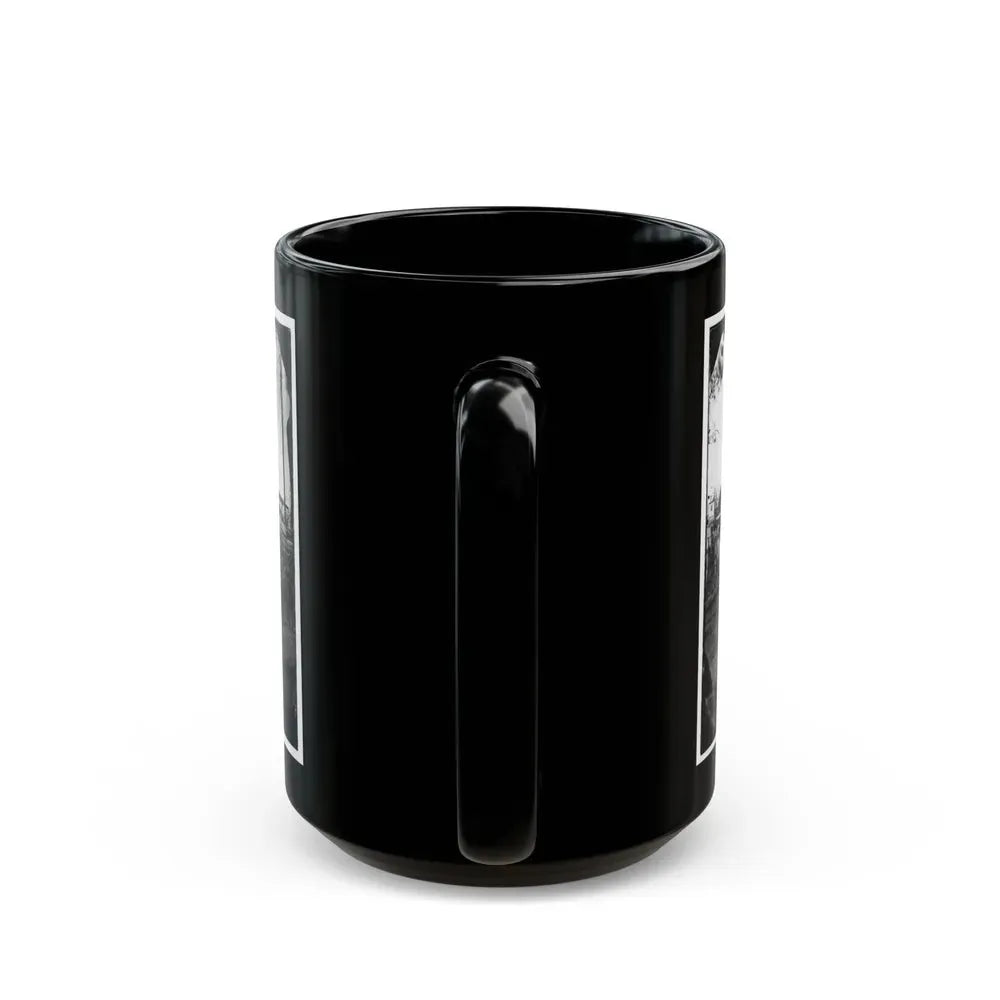 Broadway Landing, Va.  Tripod Artillery Swing By The Appomattox (U.S. Civil War) Black Coffee Mug - Go Mug Yourself