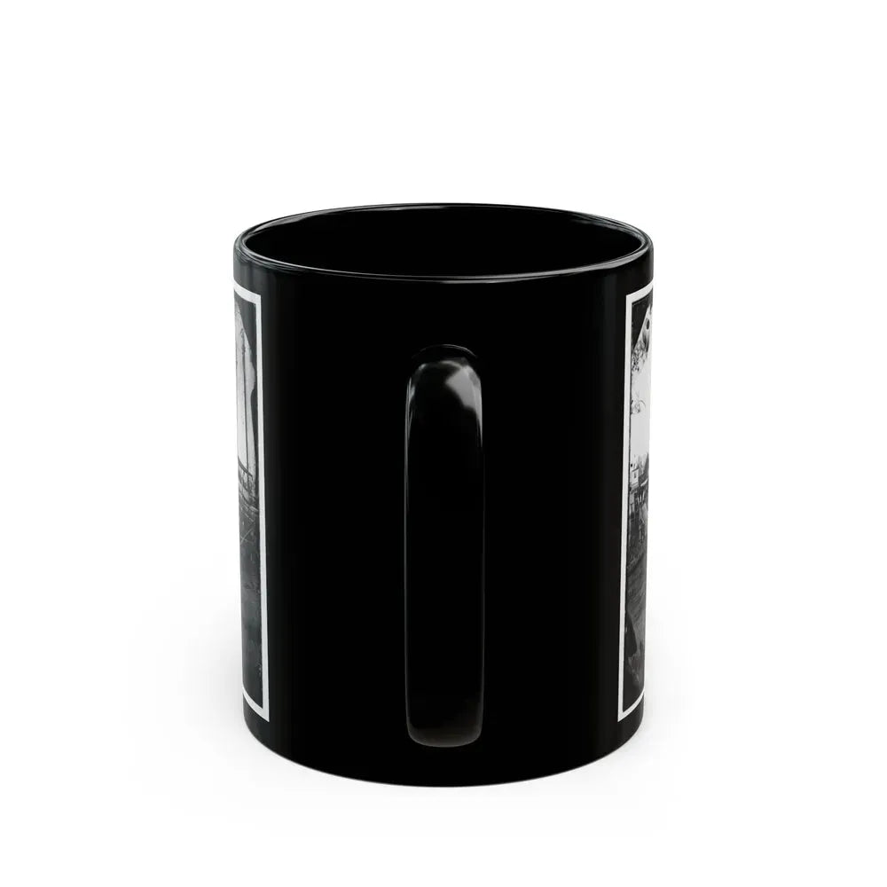 Broadway Landing, Va.  Tripod Artillery Swing By The Appomattox (U.S. Civil War) Black Coffee Mug - Go Mug Yourself