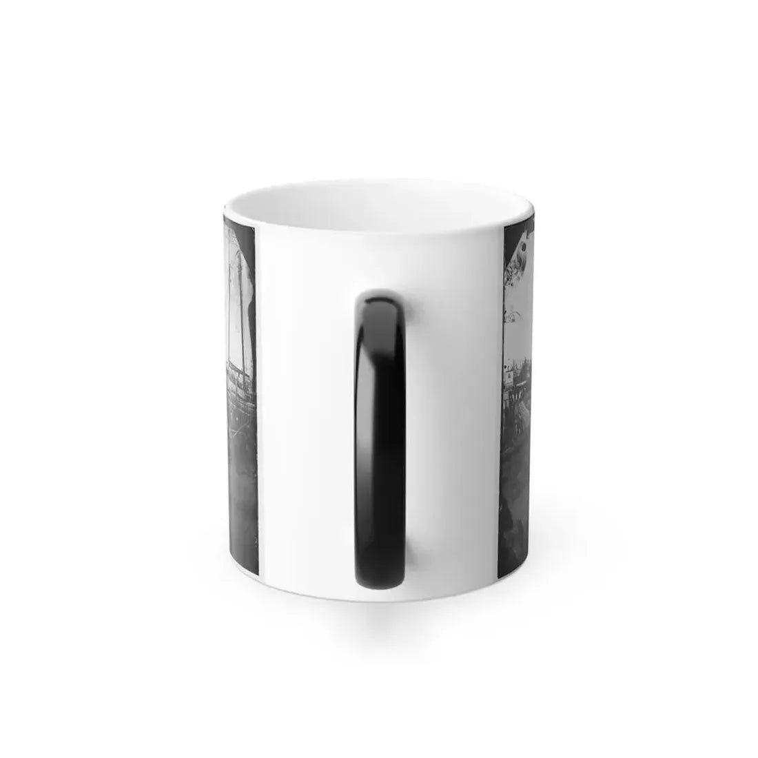 Broadway Landing, Va.  Tripod Artillery Swing by the Appomattox (U.S. Civil War) Color Changing Coffee Mug 11oz - Go Mug Yourself