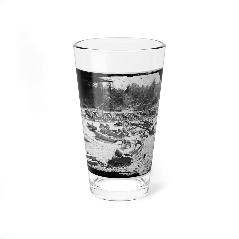 Broadway Landing, Va. Federal Ordnance At The Depot; Another View (U.S. Civil War) Pint Glass 16oz-16oz-Go Mug Yourself