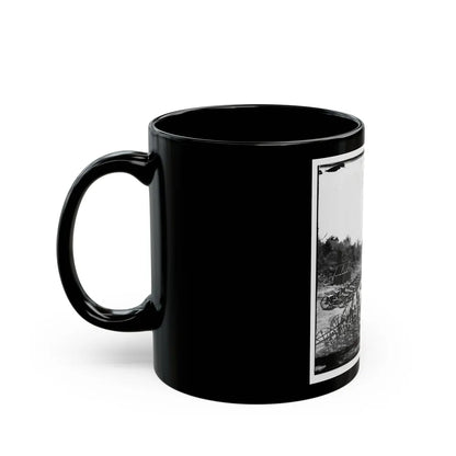 Broadway Landing, Va. Federal Ordnance At The Depot (U.S. Civil War) Black Coffee Mug-Go Mug Yourself