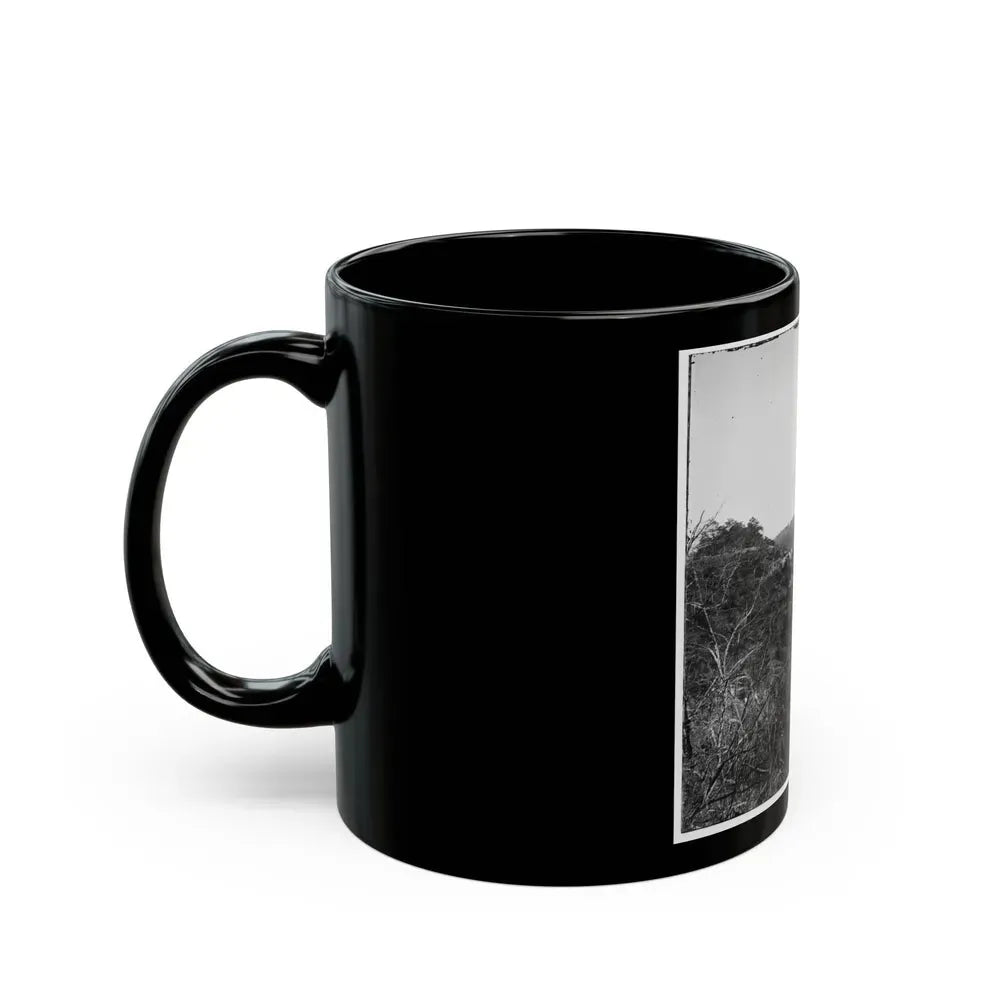 Broadway Landing, Virginia. Where Butler's Troops Crossed The Appomattox River (U.S. Civil War) Black Coffee Mug - Go Mug Yourself
