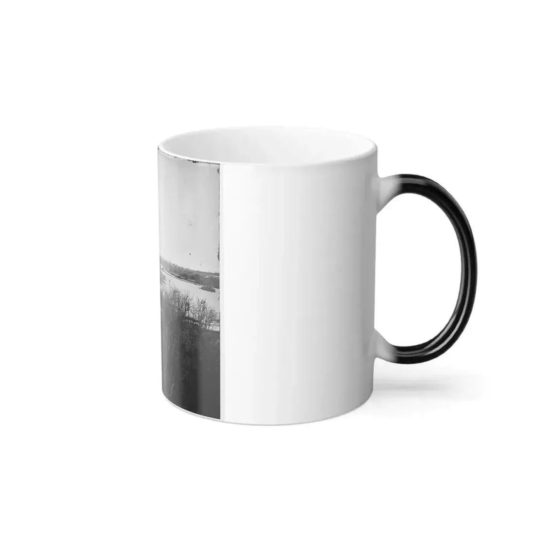 Broadway Landing, Virginia. Where Butler's Troops Crossed the Appomattox River (U.S. Civil War) Color Changing Coffee Mug 11oz - Go Mug Yourself