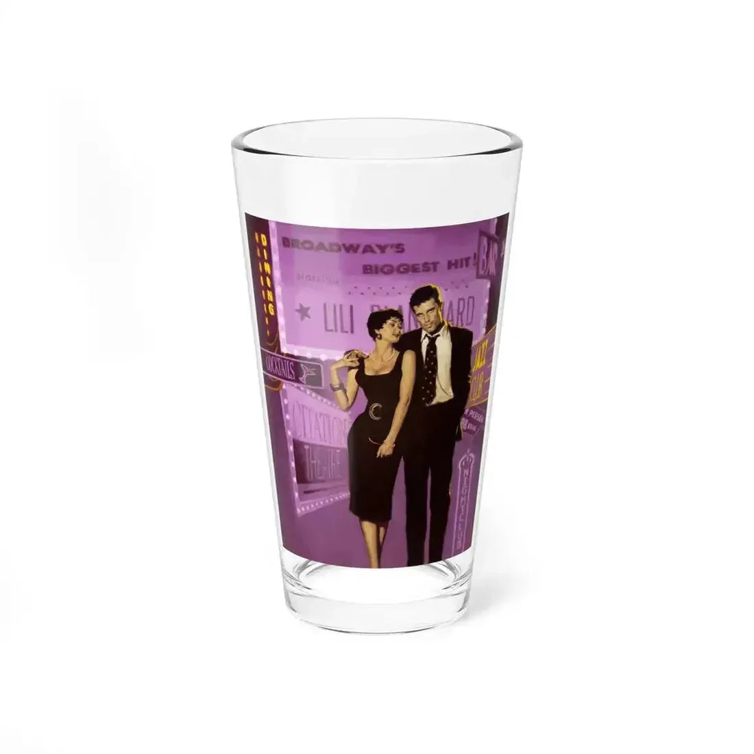 Broadway Nights - Pint Glass 16oz 16oz - Go Mug Yourself