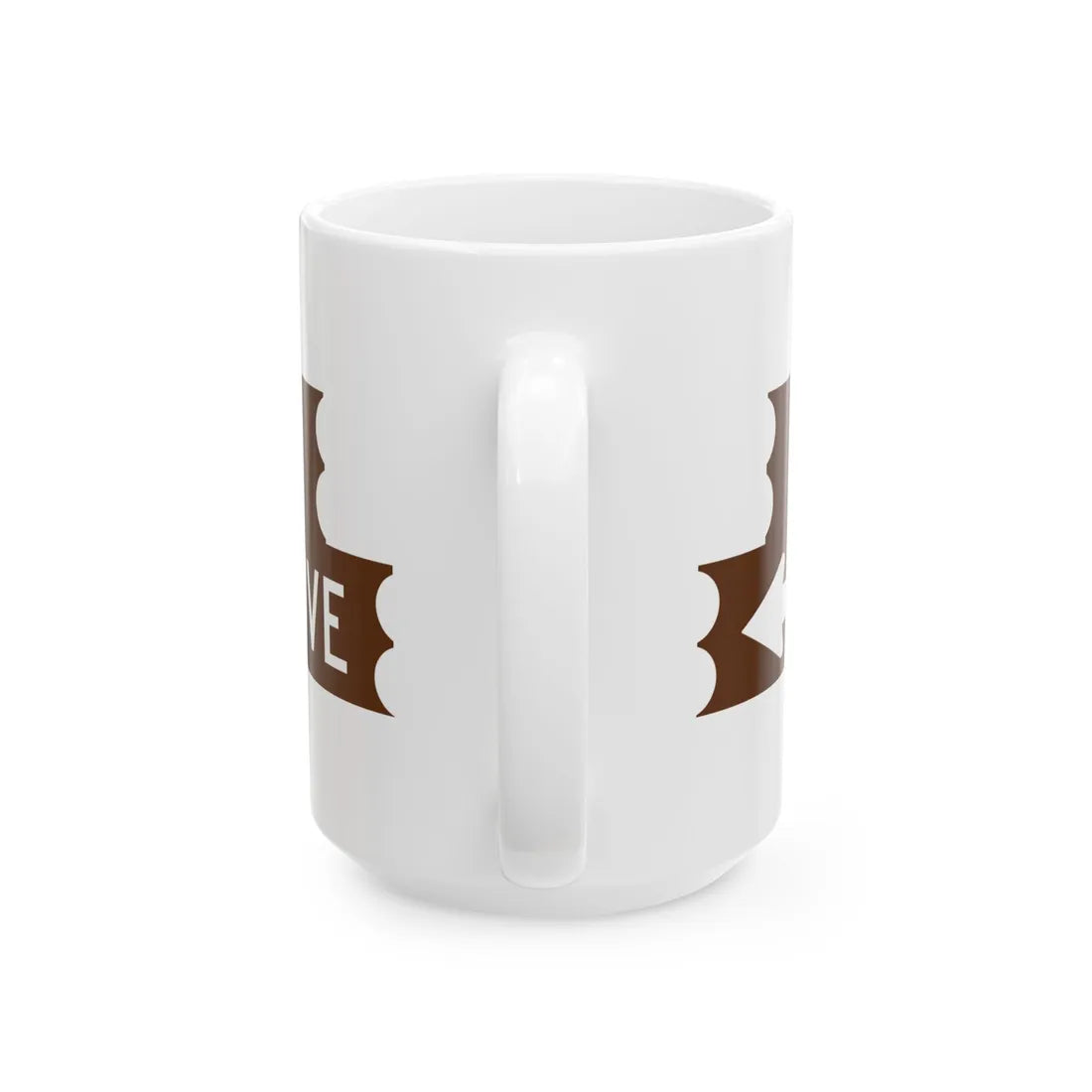 Brockway sign (Michigan) (Road Sign) White Coffee Mug - Go Mug Yourself