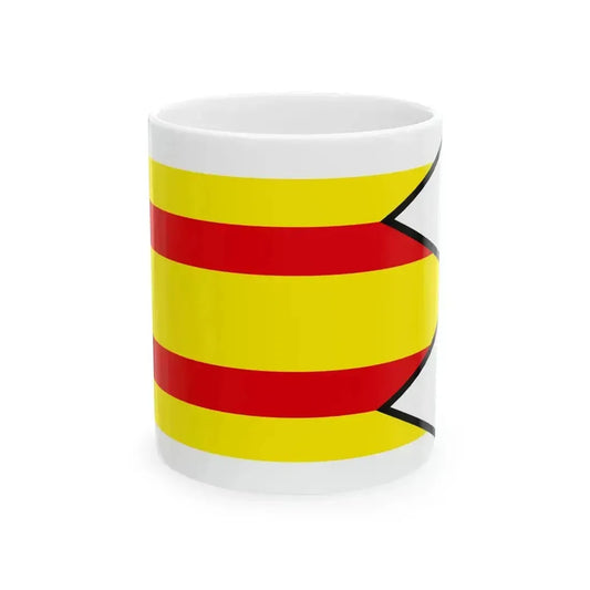Brodzany Partizanske Flag (Slovakia) White Coffee Mug 11oz - Go Mug Yourself