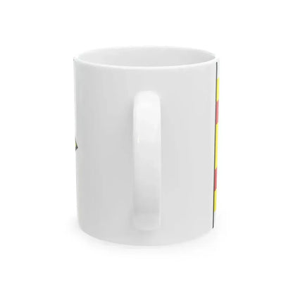 Brodzany Partizanske Flag (Slovakia) White Coffee Mug - Go Mug Yourself