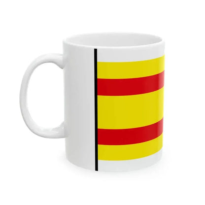 Brodzany Partizanske Flag (Slovakia) White Coffee Mug - Go Mug Yourself