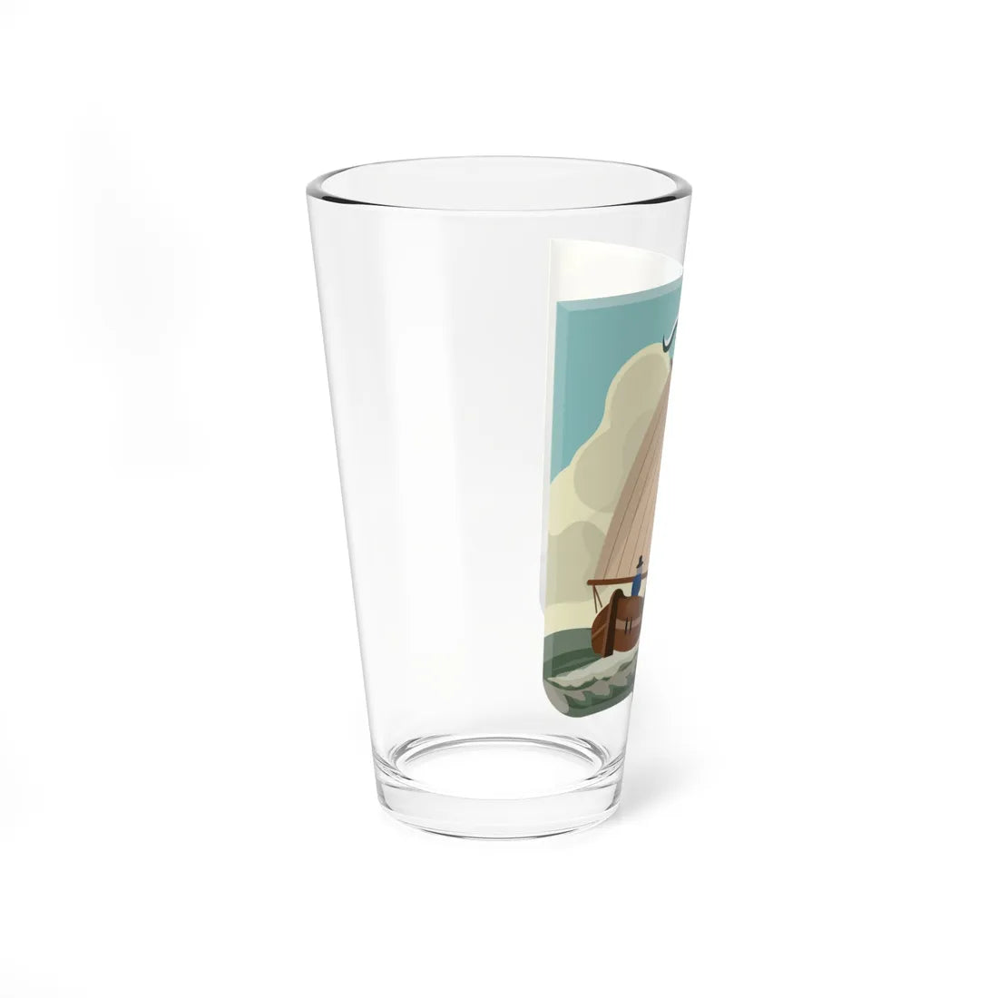 Broek op Langendijk wapen (Netherlands) (Coat of Arms) Pint Glass 16oz - Go Mug Yourself