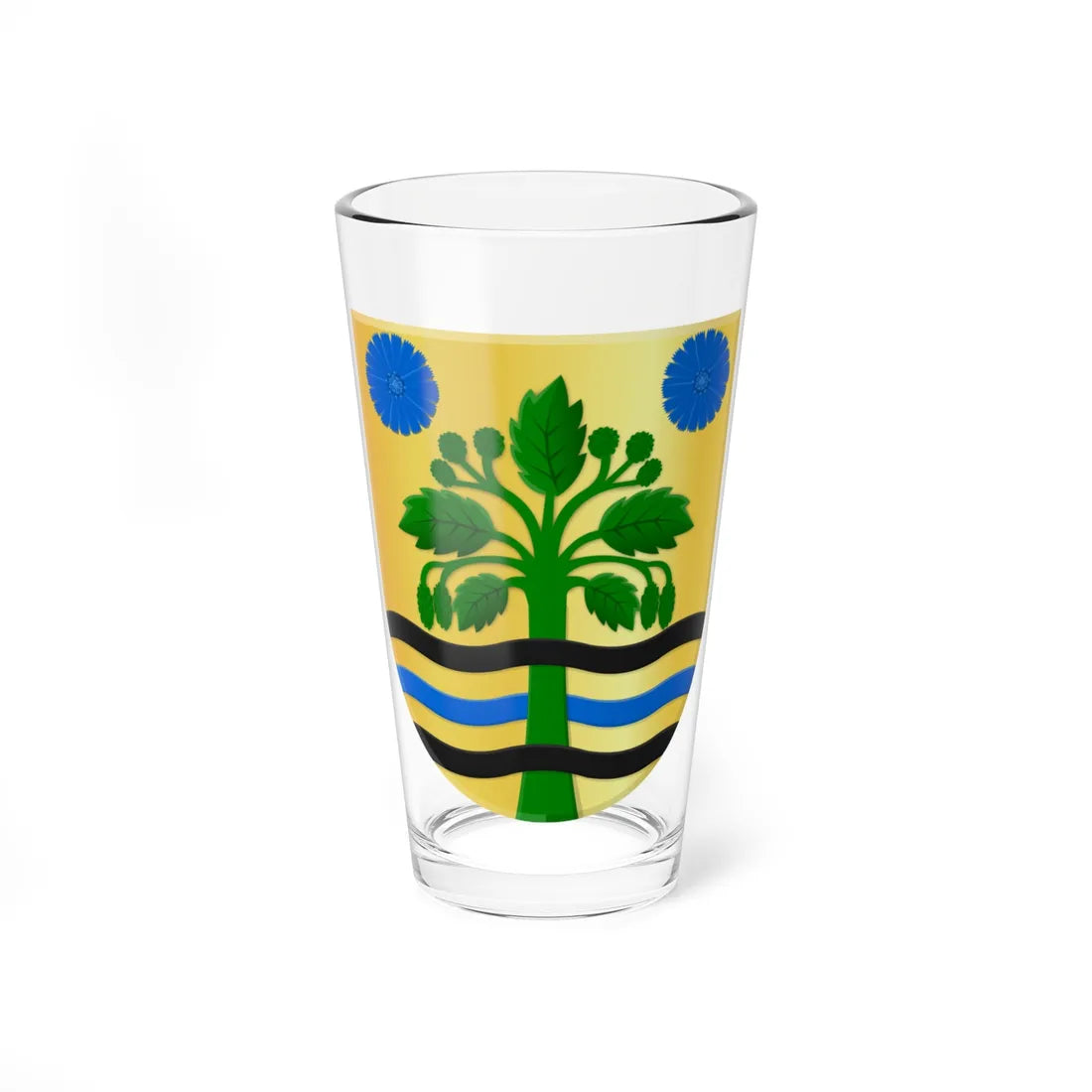 Broeksterwâld wapen (Netherlands) (Coat of Arms) Pint Glass 16oz 16oz - Go Mug Yourself