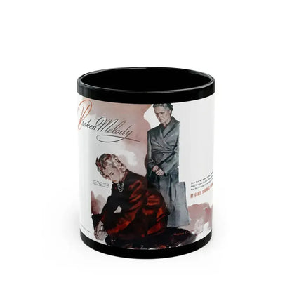Broken Melody, Good Housekeeping, April 1940 - Black Coffee Mug 11oz - Go Mug Yourself