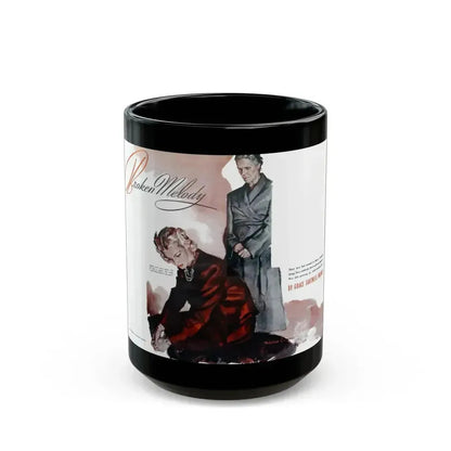 Broken Melody, Good Housekeeping, April 1940 - Black Coffee Mug 15oz - Go Mug Yourself
