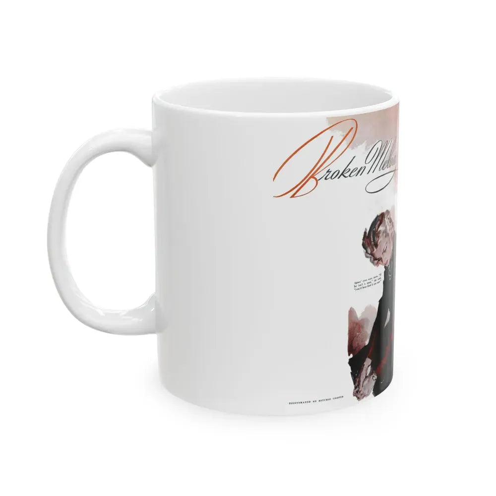 Broken Melody, Good Housekeeping, April 1940 - White Coffee Mug - Go Mug Yourself