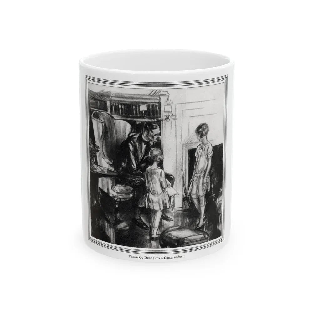 Broken Promises, McCalls magazine, July 1927 - White Coffee Mug 11oz - Go Mug Yourself