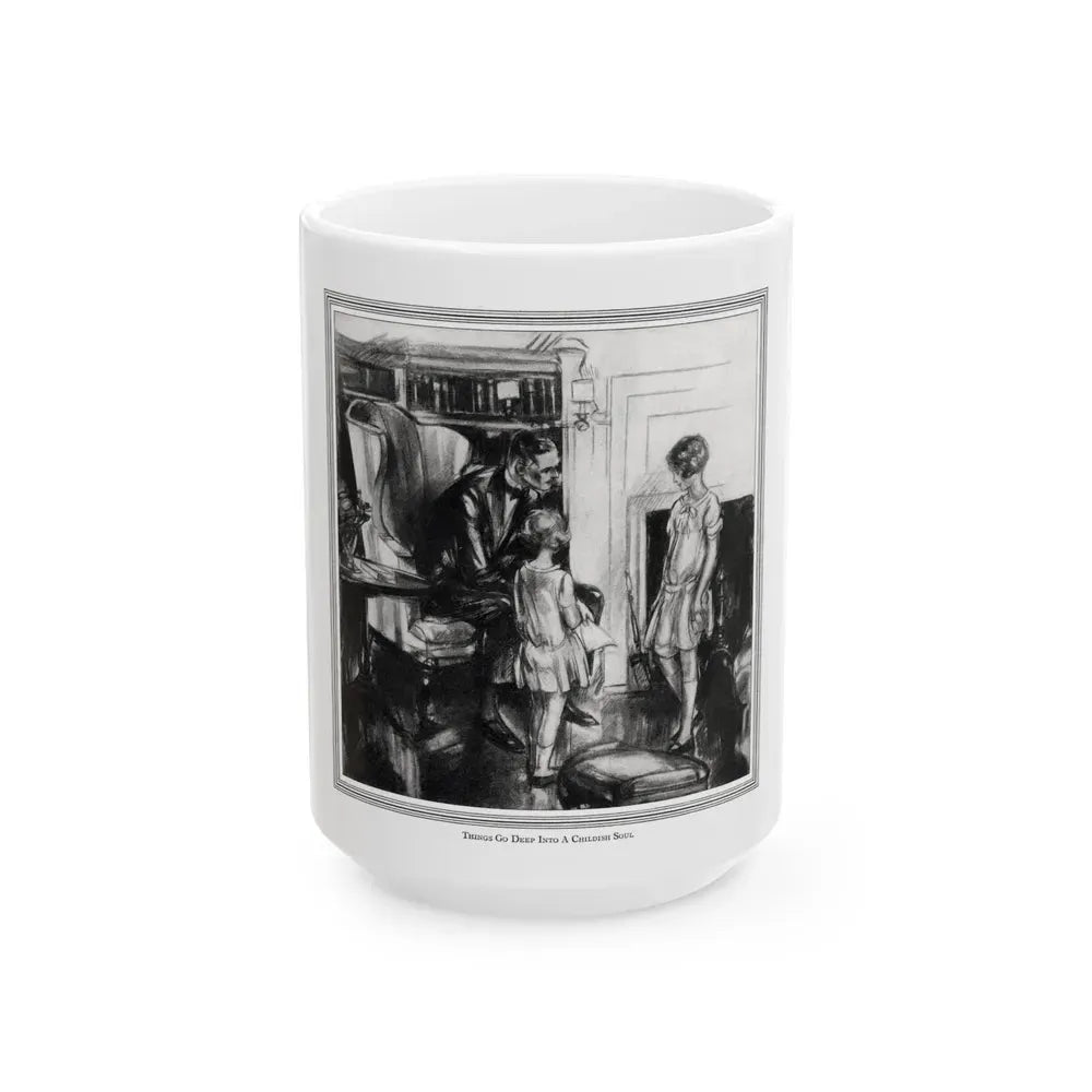 Broken Promises, McCalls magazine, July 1927 - White Coffee Mug 15oz - Go Mug Yourself