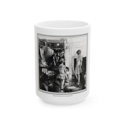 Broken Promises, McCalls magazine, July 1927 - White Coffee Mug 15oz - Go Mug Yourself