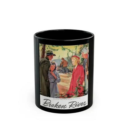 Broken River, Liberty, September 18, 1943 - Black Coffee Mug 11oz - Go Mug Yourself