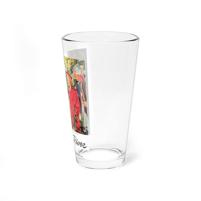 Broken River, Liberty, September 18, 1943 (Magazine Illustration) Pint Glass 16oz-Go Mug Yourself