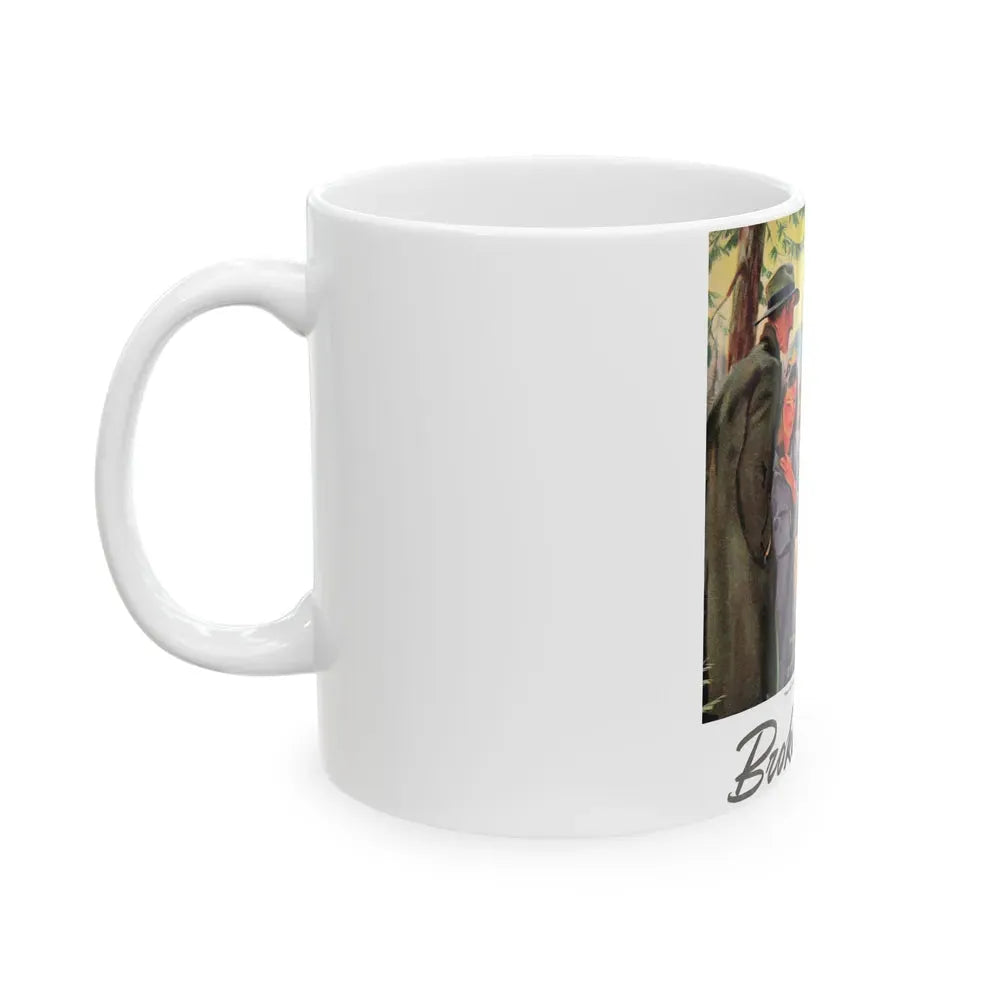 Broken River, Liberty, September 18, 1943 - White Coffee Mug - Go Mug Yourself
