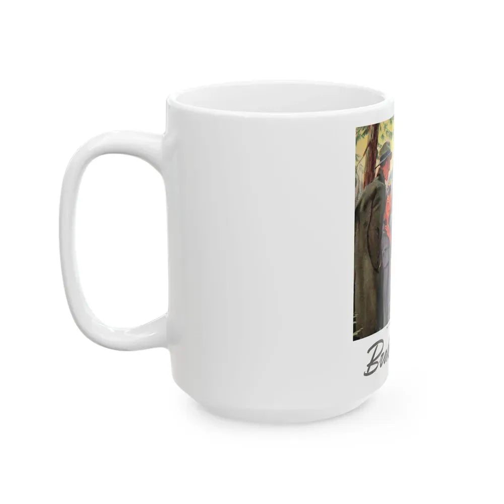 Broken River, Liberty, September 18, 1943 - White Coffee Mug - Go Mug Yourself