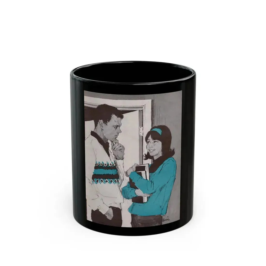 Broken Trust, Teen Magazine, 1965 - Black Coffee Mug 11oz - Go Mug Yourself