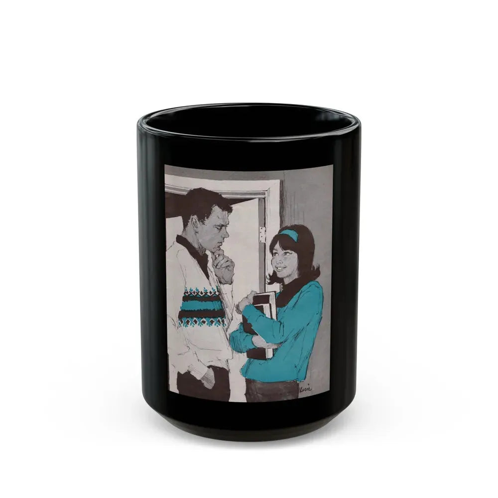 Broken Trust, Teen Magazine, 1965 - Black Coffee Mug 15oz - Go Mug Yourself