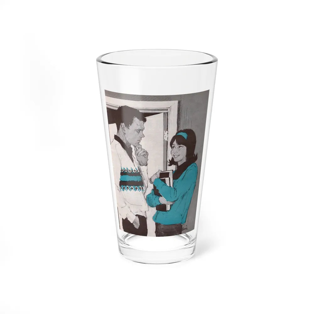 Broken Trust, Teen Magazine, 1965 (Magazine Illustration) Pint Glass 16oz-16oz-Go Mug Yourself