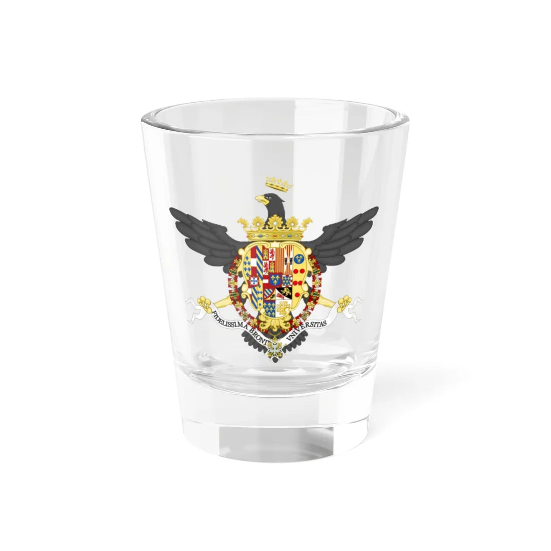 Bronte-Stemma (Italy) (Coat of Arms) Shot Glass 1.5oz 1.5oz - Go Mug Yourself