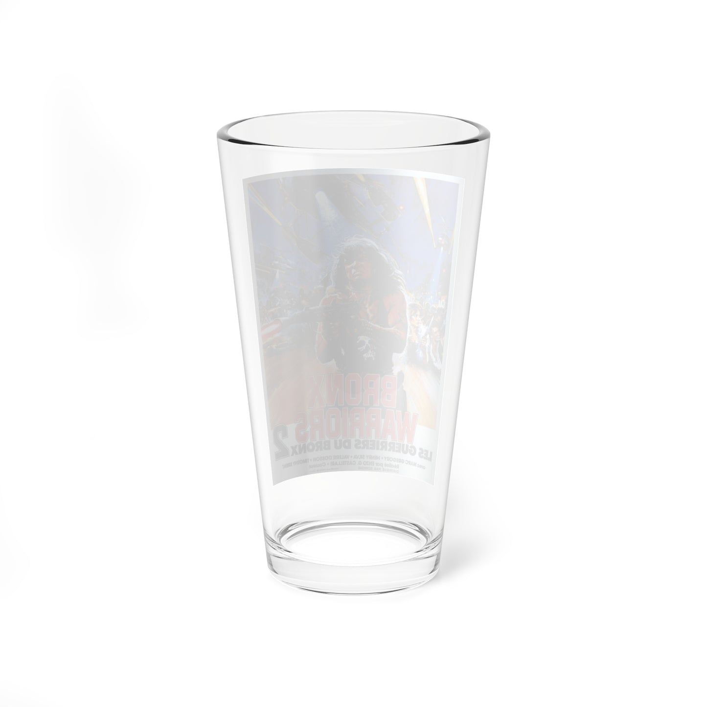 BRONX WARRIORS II 1983 Movie Poster - Pint Glass 16oz-Go Mug Yourself