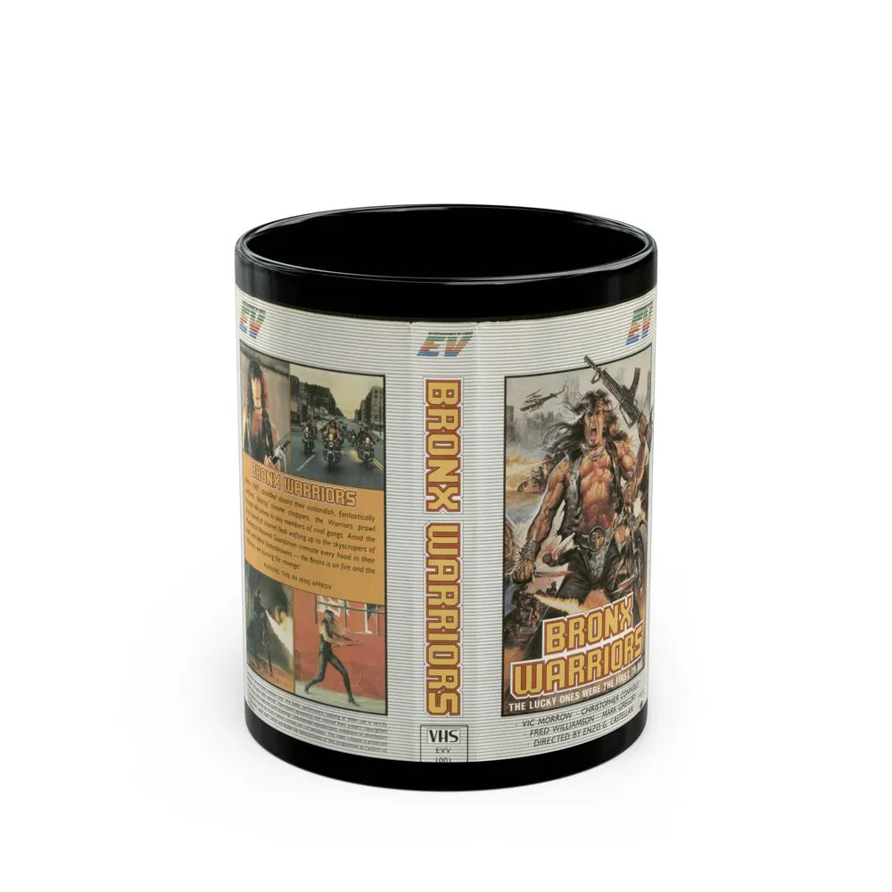 BRONX WARRIORS (VHS COVER) - Black Coffee Mug-11oz-Go Mug Yourself