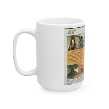 BRONX WARRIORS (VHS COVER) - White Coffee Mug - Go Mug Yourself
