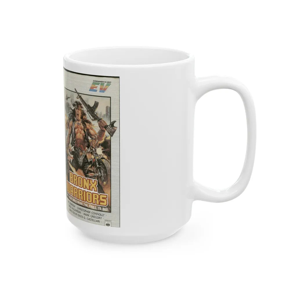 BRONX WARRIORS (VHS COVER) - White Coffee Mug-Go Mug Yourself